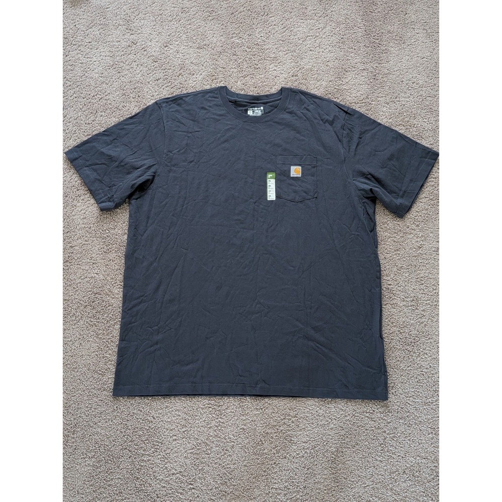 Carhartt K87-M Pocket T-Shirt Blue Loose Fit Heavyweight Mens 3XL Tall NWOT